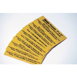 ZERUST/EXCOR PLASTAB 1''x3;''