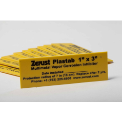 ZERUST/EXCOR PLASTAB 1''x3;''